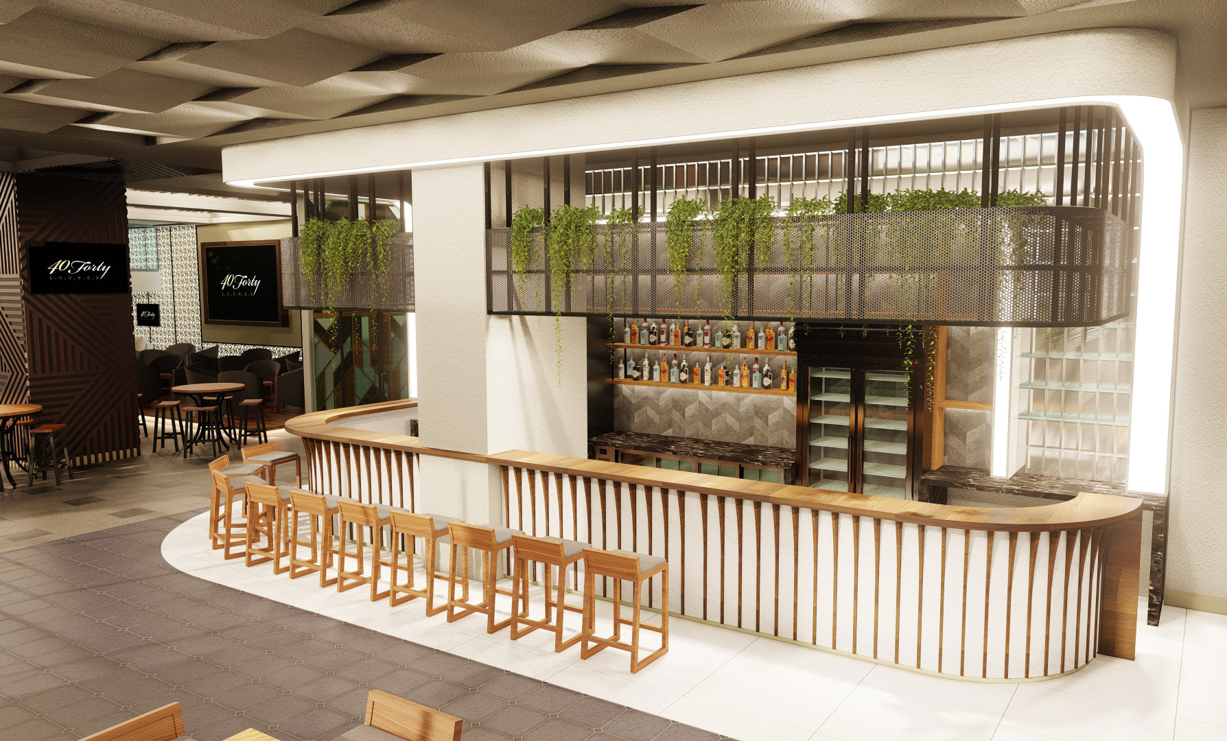 4040 Bar - Architectural Visualisation