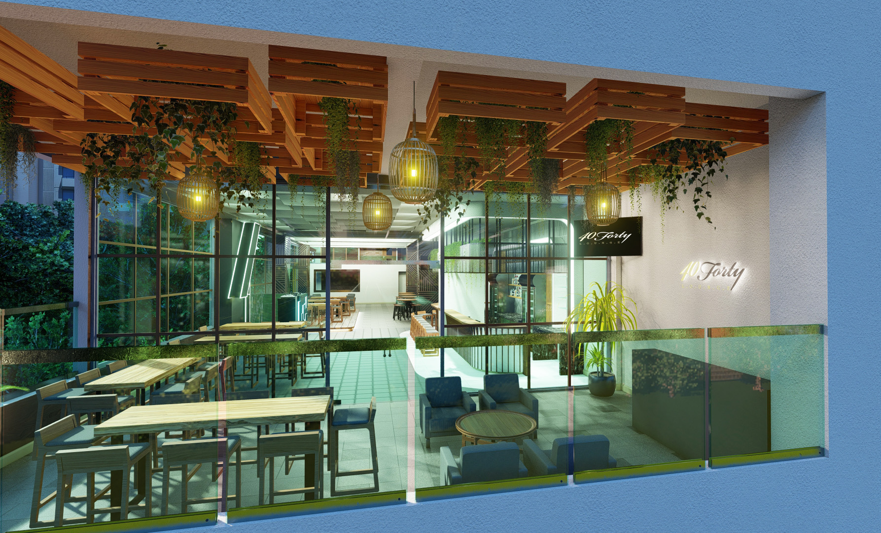 4040 Bar - Architectural Visualisation