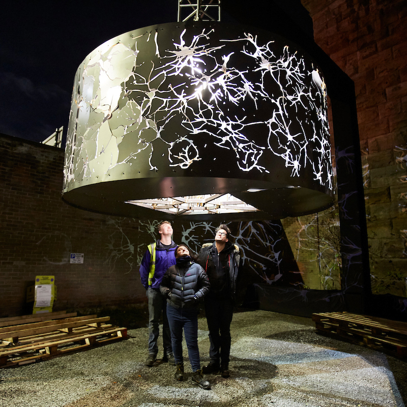 Celestial Brainstorm - Light sculpture pattern