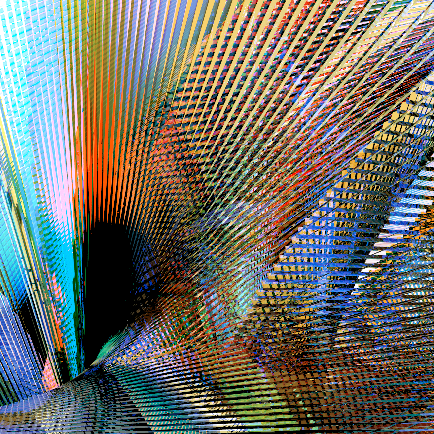 Shimer - Fluid spiral generative art