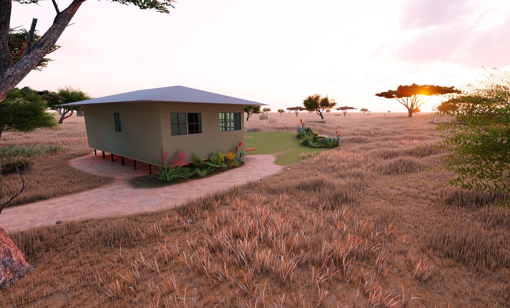 Mara Camp - Architectural Visualisation