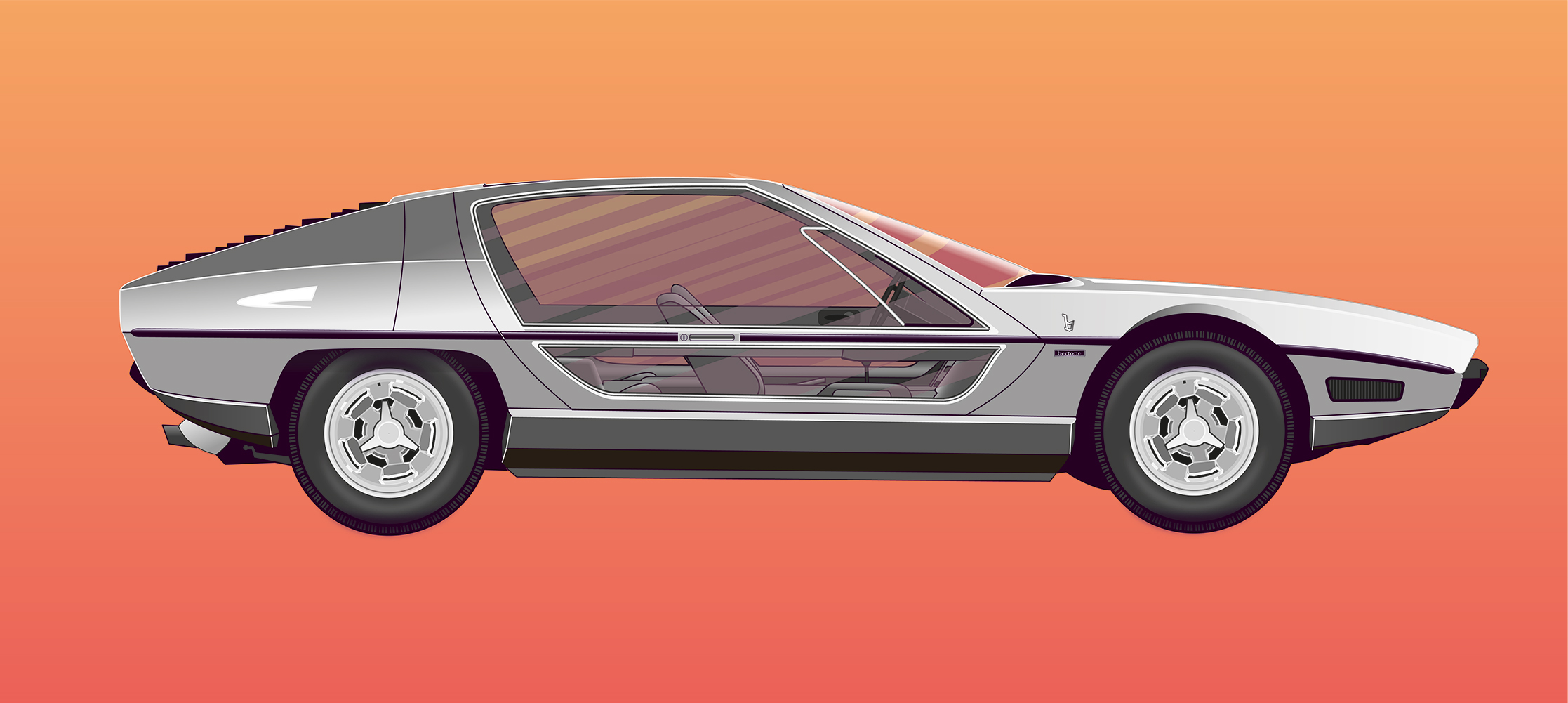 lambo Marzal - Vector Illustration
