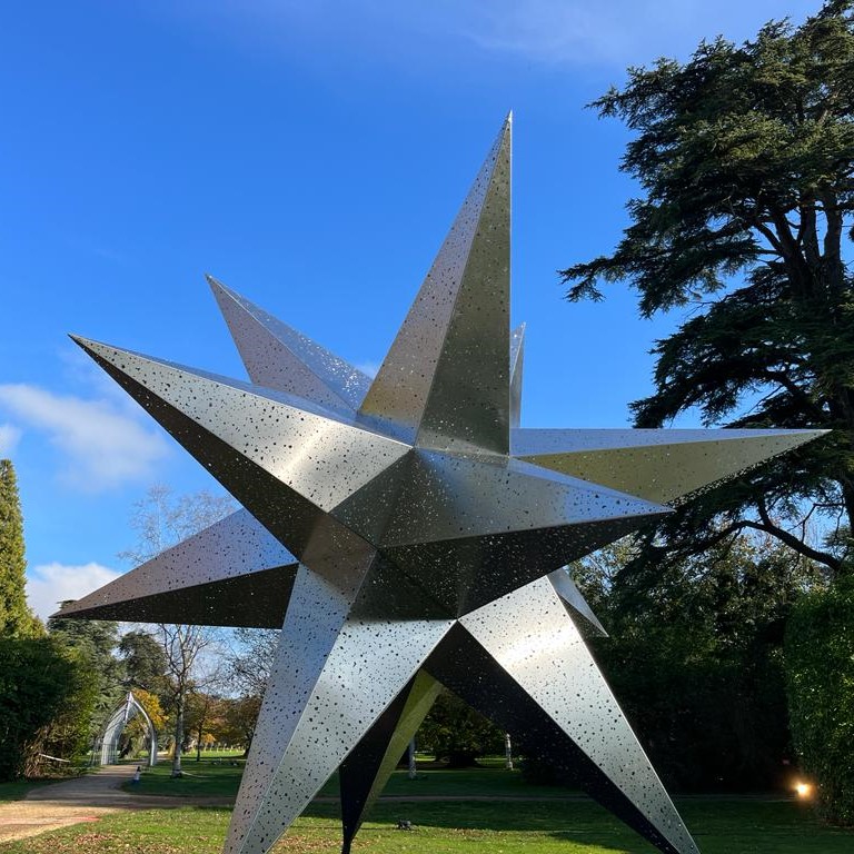 Ghost - Giant Oragami Crane Light Sculpture