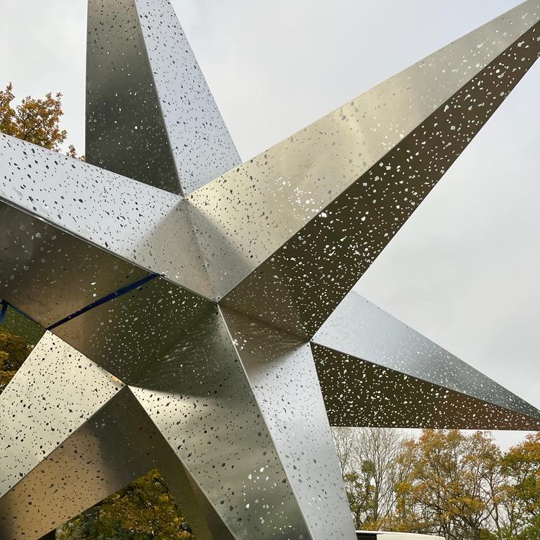 Ghost - Giant Oragami Crane Light Sculpture