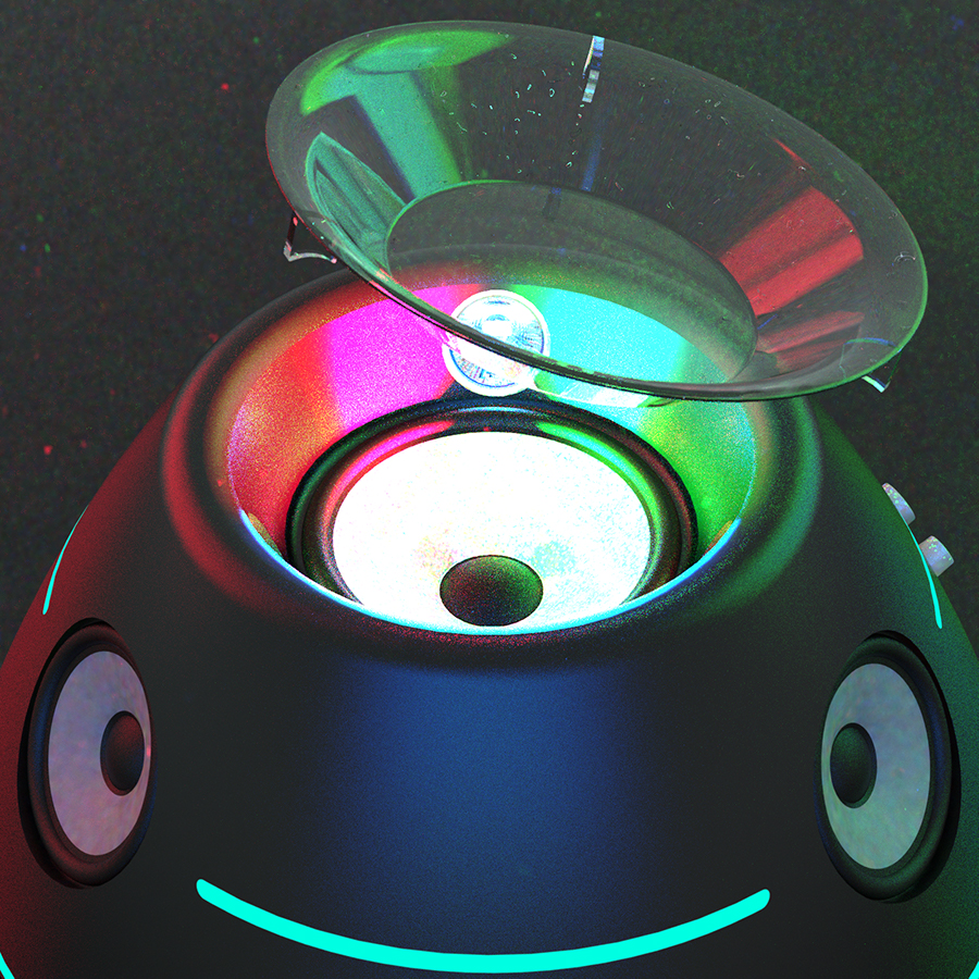 Orion speakers - Music driven water visuals