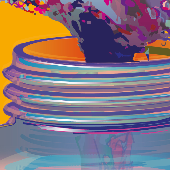 Time Medicine - Vector Illustration