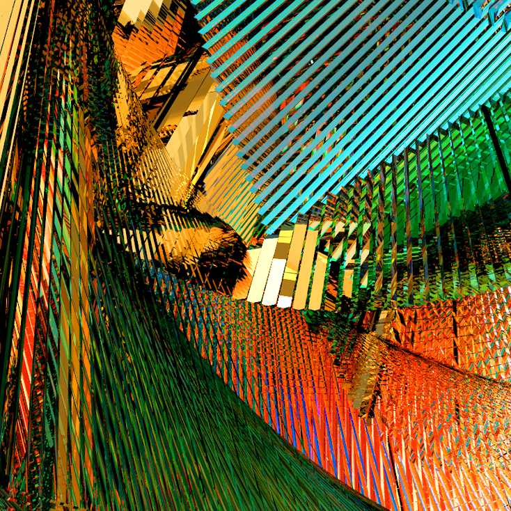 Gold and Gems - Fluid spiral generative art